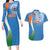 Custom India Cricket Couples Matching Long Sleeve Bodycon Dress and Hawaiian Shirt Sporty Style LT05 - Wonder Print Shop