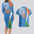 Custom India Cricket Couples Matching Long Sleeve Bodycon Dress and Hawaiian Shirt Sporty Style LT05 - Wonder Print Shop