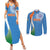 Custom India Cricket Couples Matching Summer Maxi Dress and Long Sleeve Button Shirt Sporty Style LT05 - Wonder Print Shop