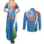 Custom India Cricket Couples Matching Summer Maxi Dress and Long Sleeve Button Shirt Sporty Style LT05 - Wonder Print Shop