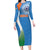 Custom India Cricket Family Matching Long Sleeve Bodycon Dress and Hawaiian Shirt Sporty Style LT05 - Wonder Print Shop