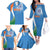 Custom India Cricket Family Matching Off The Shoulder Long Sleeve Dress and Hawaiian Shirt Sporty Style LT05 - Wonder Print Shop