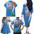 Custom India Cricket Family Matching Off The Shoulder Long Sleeve Dress and Hawaiian Shirt Sporty Style LT05 - Wonder Print Shop