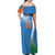 Custom India Cricket Family Matching Off Shoulder Maxi Dress and Hawaiian Shirt Sporty Style LT05 - Wonder Print Shop