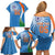 Custom India Cricket Family Matching Off Shoulder Short Dress and Hawaiian Shirt Sporty Style LT05 - Wonder Print Shop