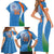 Custom India Cricket Family Matching Short Sleeve Bodycon Dress and Hawaiian Shirt Sporty Style LT05 - Wonder Print Shop