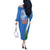 Custom India Cricket Off The Shoulder Long Sleeve Dress Sporty Style LT05 - Wonder Print Shop