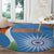 India Cricket Round Carpet Sporty Style