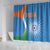 India Cricket Shower Curtain Sporty Style