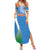 Custom India Cricket Summer Maxi Dress Sporty Style