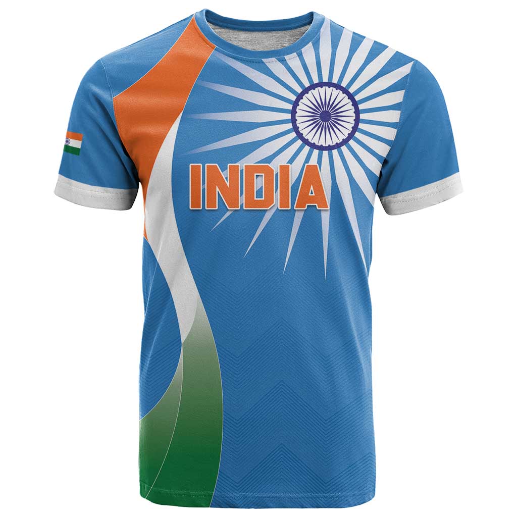 Custom India Cricket T Shirt Sporty Style