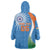 Custom India Cricket Wearable Blanket Hoodie Sporty Style