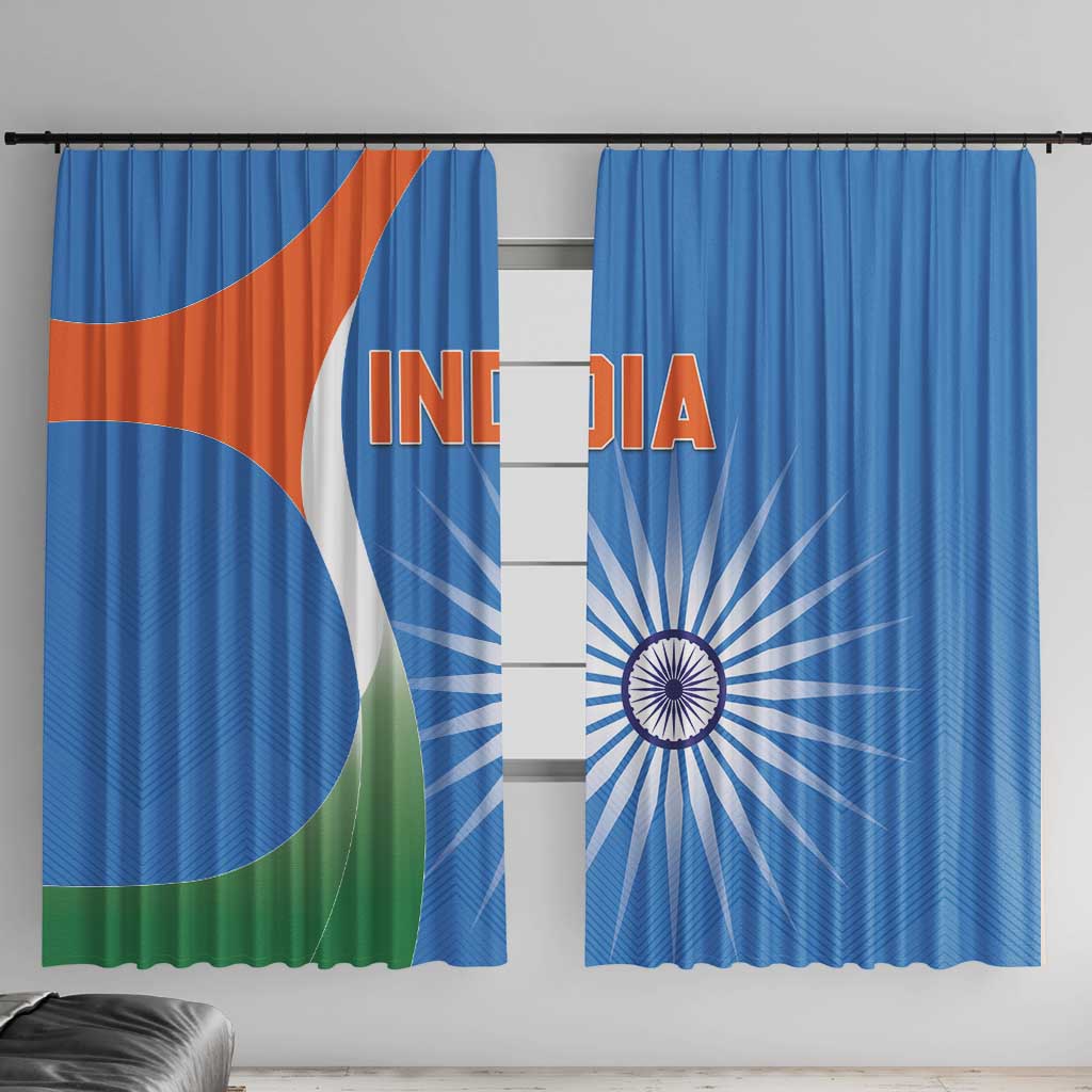 India Cricket Window Curtain Sporty Style