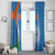 India Cricket Window Curtain Sporty Style