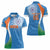 Custom India Cricket Women Polo Shirt Sporty Style