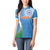 Custom India Cricket Women Polo Shirt Sporty Style