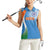 Custom India Cricket Women Sleeveless Polo Shirt Sporty Style