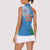 Custom India Cricket Women Sleeveless Polo Shirt Sporty Style