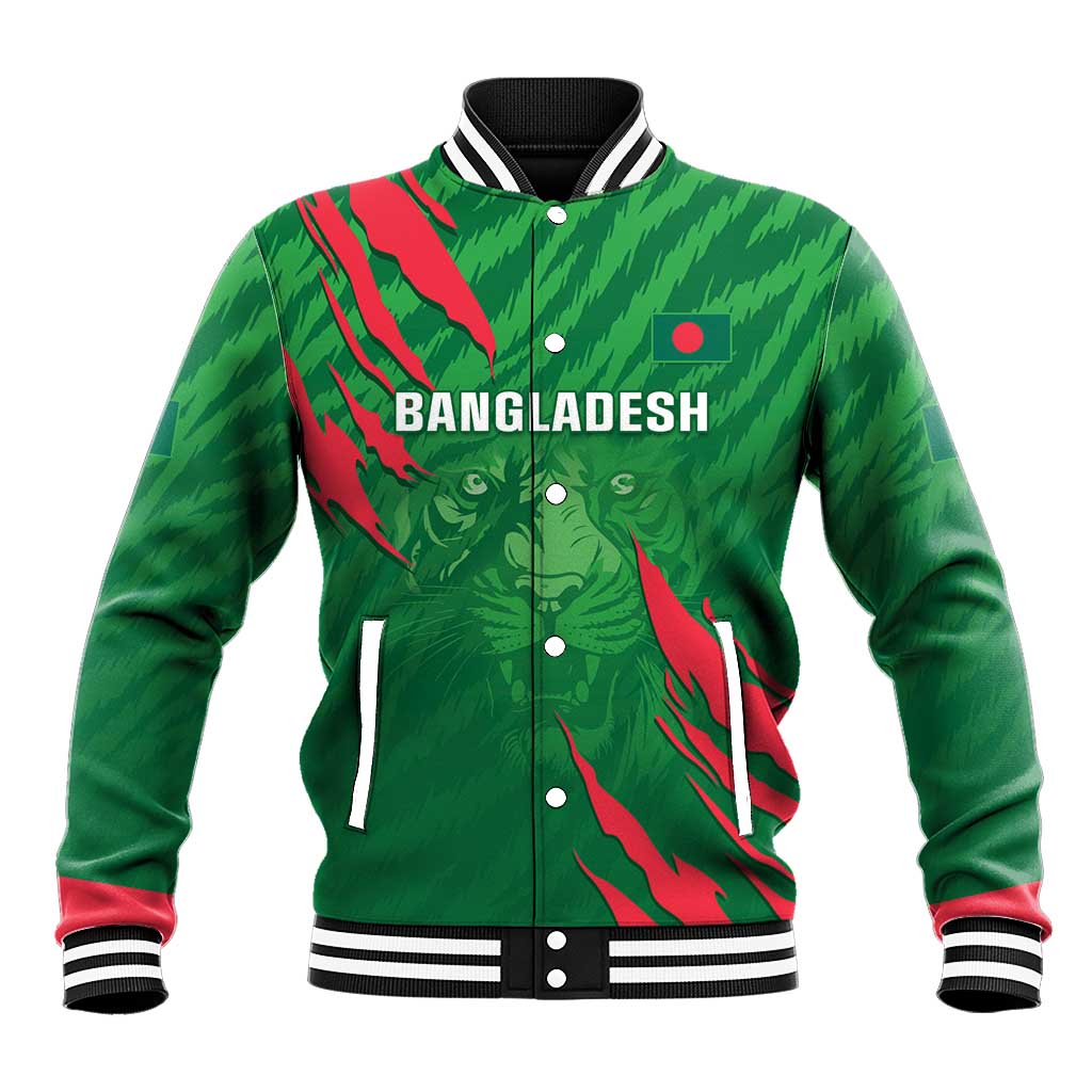 Custom Bangladesh Cricket Baseball Jacket Go Champions The Tigers LT05 - Wonder Print Shop