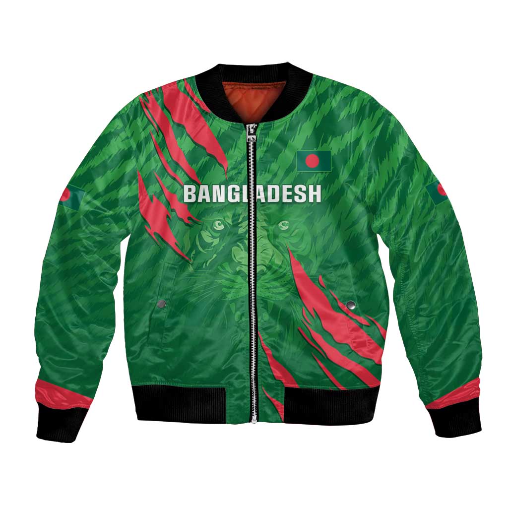 Custom Bangladesh Cricket Bomber Jacket Go Champions The Tigers LT05 - Wonder Print Shop