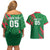 Custom Bangladesh Cricket Couples Matching Off Shoulder Short Dress and Hawaiian Shirt Go Champions The Tigers LT05 - Wonder Print Shop