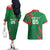 Custom Bangladesh Cricket Couples Matching Off The Shoulder Long Sleeve Dress and Hawaiian Shirt Go Champions The Tigers LT05 - Wonder Print Shop