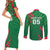 Custom Bangladesh Cricket Couples Matching Short Sleeve Bodycon Dress and Long Sleeve Button Shirt Go Champions The Tigers LT05 - Wonder Print Shop