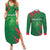 Custom Bangladesh Cricket Couples Matching Summer Maxi Dress and Long Sleeve Button Shirt Go Champions The Tigers LT05 - Wonder Print Shop