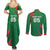 Custom Bangladesh Cricket Couples Matching Summer Maxi Dress and Long Sleeve Button Shirt Go Champions The Tigers LT05 - Wonder Print Shop