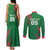 Custom Bangladesh Cricket Couples Matching Tank Maxi Dress and Long Sleeve Button Shirt Go Champions The Tigers LT05 - Wonder Print Shop