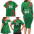 Custom Bangladesh Cricket Family Matching Long Sleeve Bodycon Dress and Hawaiian Shirt Go Champions The Tigers LT05 - Wonder Print Shop