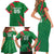 Custom Bangladesh Cricket Family Matching Short Sleeve Bodycon Dress and Hawaiian Shirt Go Champions The Tigers LT05 - Wonder Print Shop