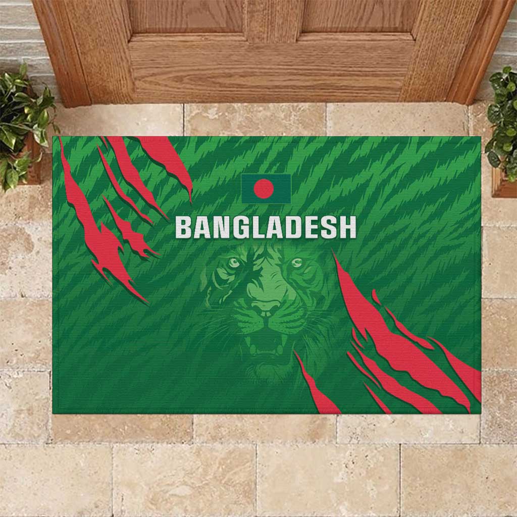 Bangladesh Cricket Rubber Doormat Go Champions The Tigers