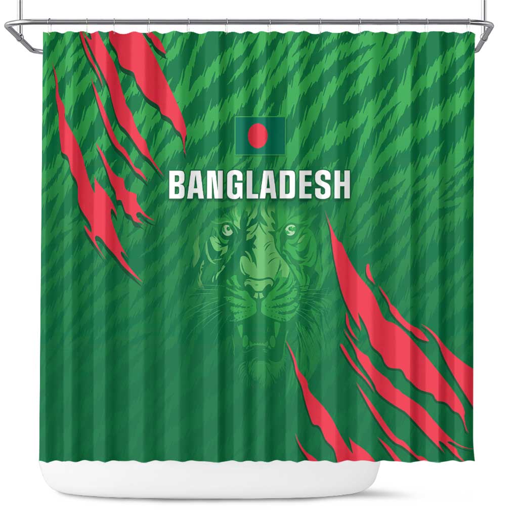 Bangladesh Cricket Shower Curtain Go Champions The Tigers