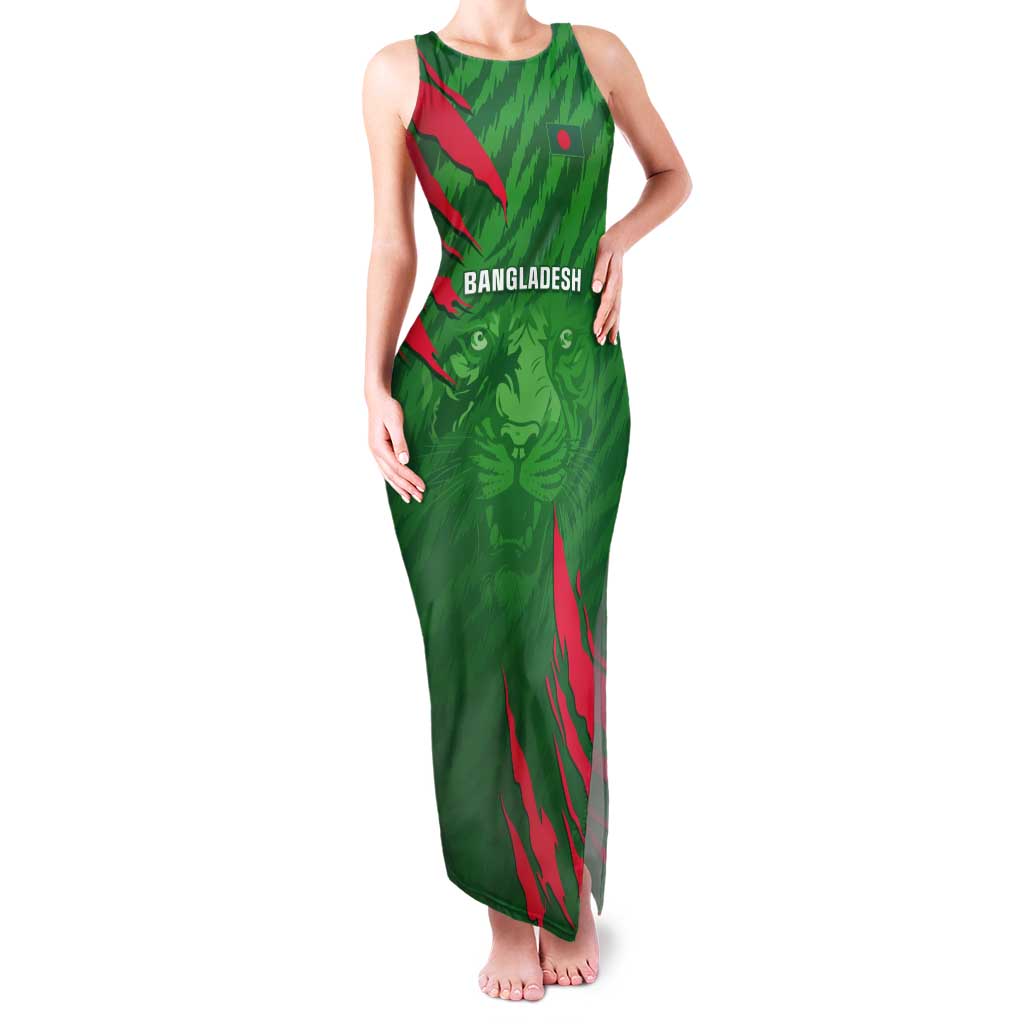 Custom Bangladesh Cricket Tank Maxi Dress Go Champions The Tigers