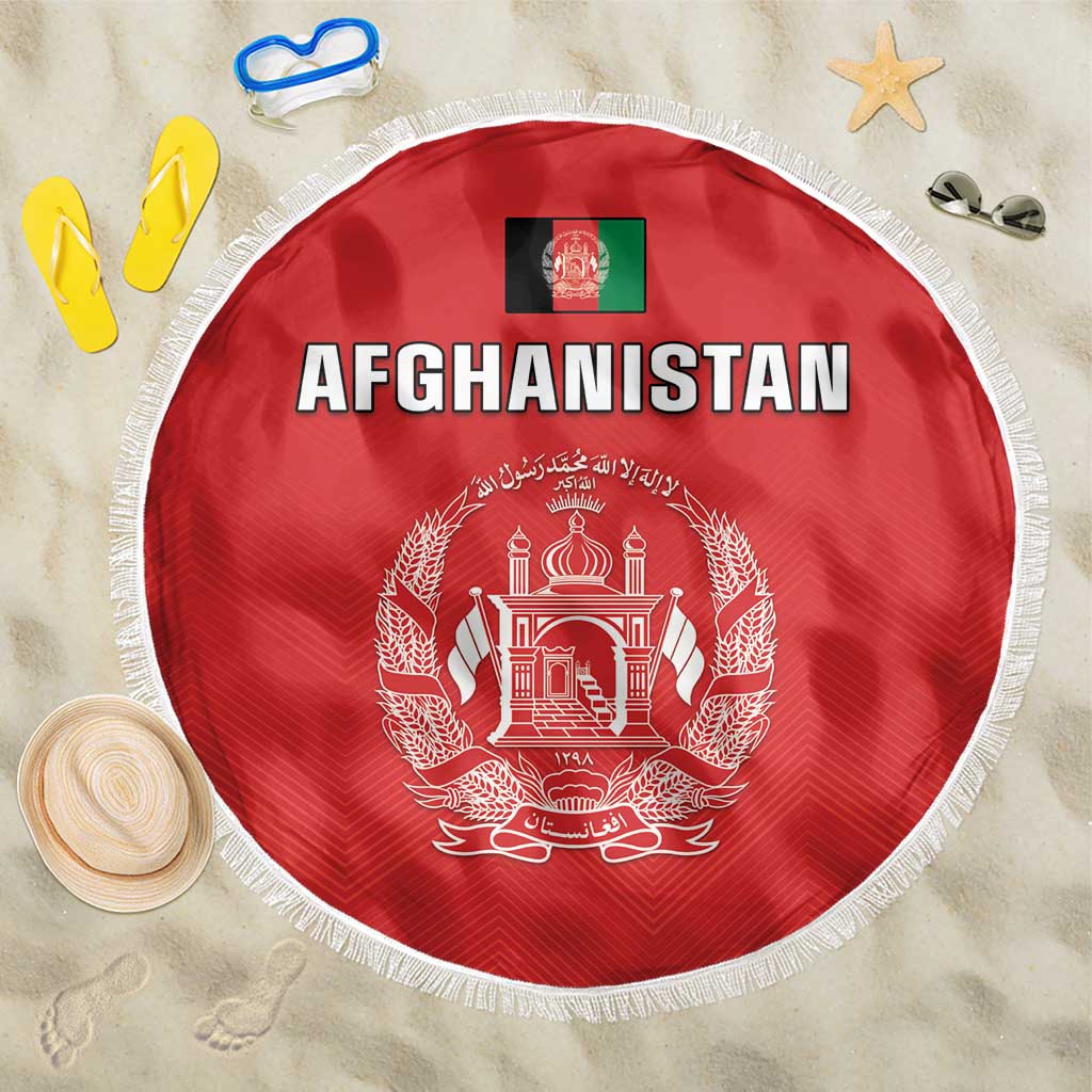 Afghanistan Cricket Beach Blanket Flag Style LT05 - Wonder Print Shop