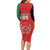 Custom Afghanistan Cricket Long Sleeve Bodycon Dress Flag Style LT05 - Wonder Print Shop