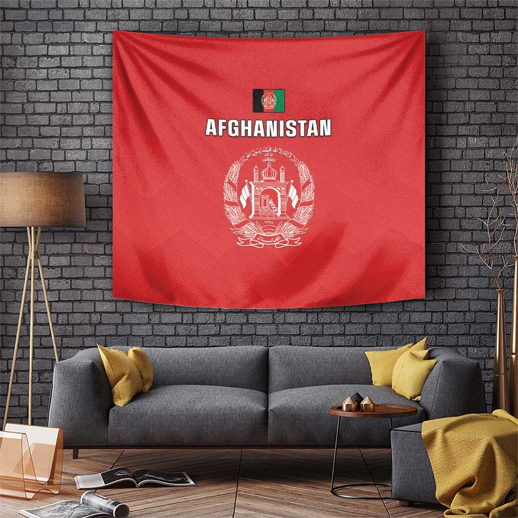 Afghanistan Cricket Tapestry Flag Style