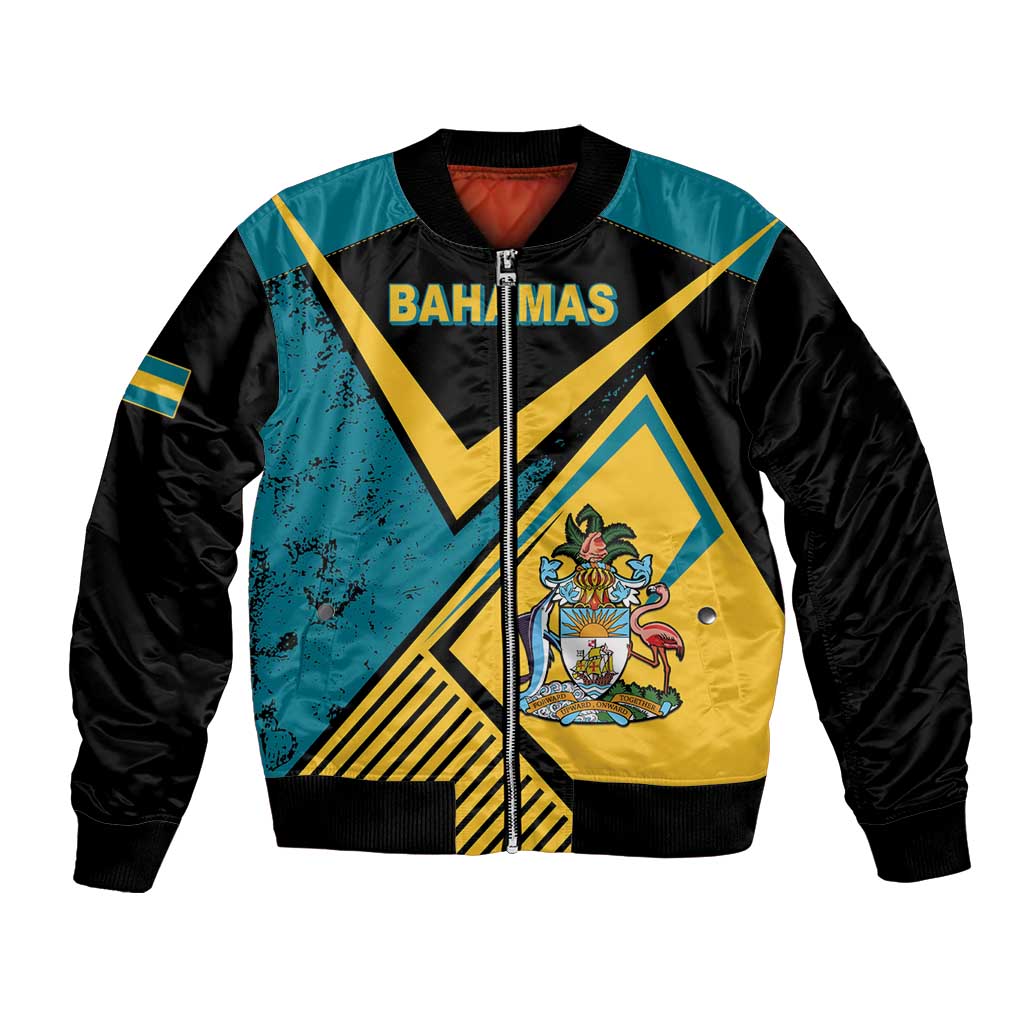 Personalized Bahamas Bomber Jacket Coat Of Arms Unique Style