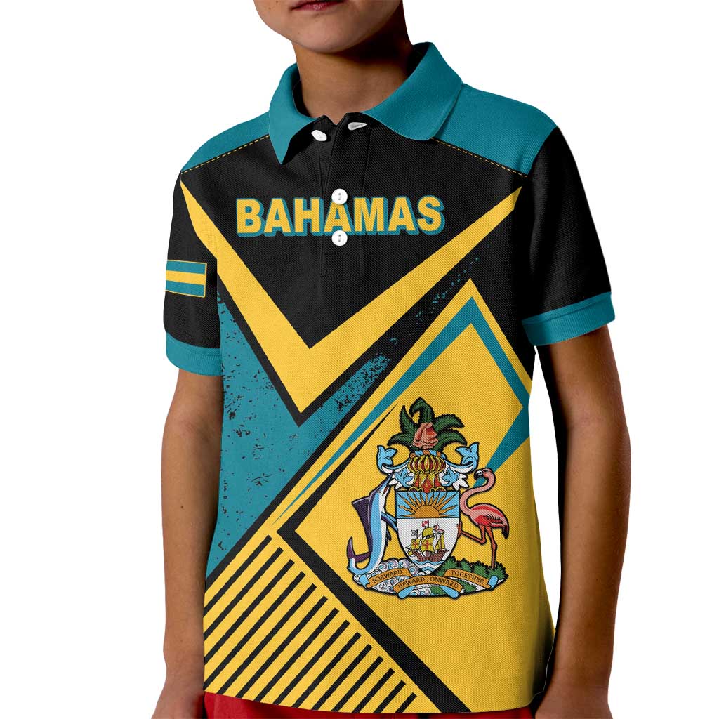 Personalized Bahamas Kid Polo Shirt Coat Of Arms Unique Style