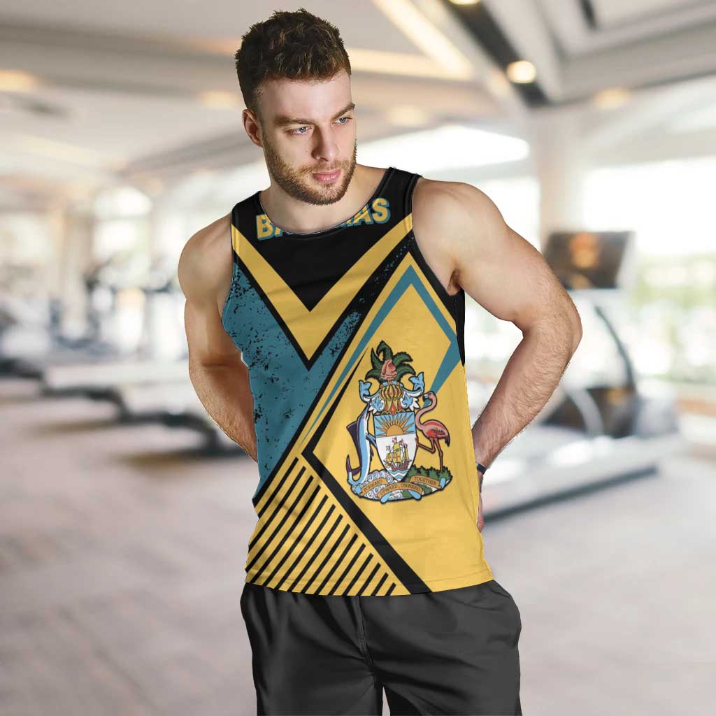 Personalized Bahamas Men Tank Top Coat Of Arms Unique Style