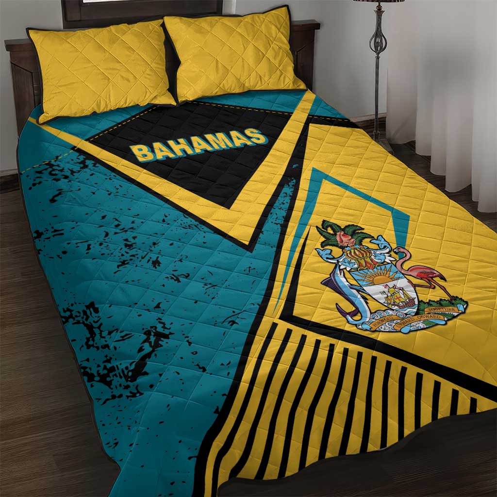 Bahamas Quilt Bed Set Coat Of Arms Unique Style