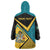 Personalized Bahamas Wearable Blanket Hoodie Coat Of Arms Unique Style