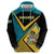 Personalized Bahamas Zip Hoodie Coat Of Arms Unique Style