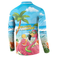 Bahamas Beach Button Sweatshirt Welcome To Paradise