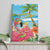 Bahamas Beach Canvas Wall Art Welcome To Paradise