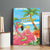 Bahamas Beach Canvas Wall Art Welcome To Paradise