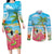 Bahamas Beach Couples Matching Long Sleeve Bodycon Dress and Long Sleeve Button Shirt Welcome To Paradise