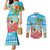 Bahamas Beach Couples Matching Mermaid Dress and Long Sleeve Button Shirt Welcome To Paradise