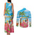 Bahamas Beach Couples Matching Tank Maxi Dress and Long Sleeve Button Shirt Welcome To Paradise